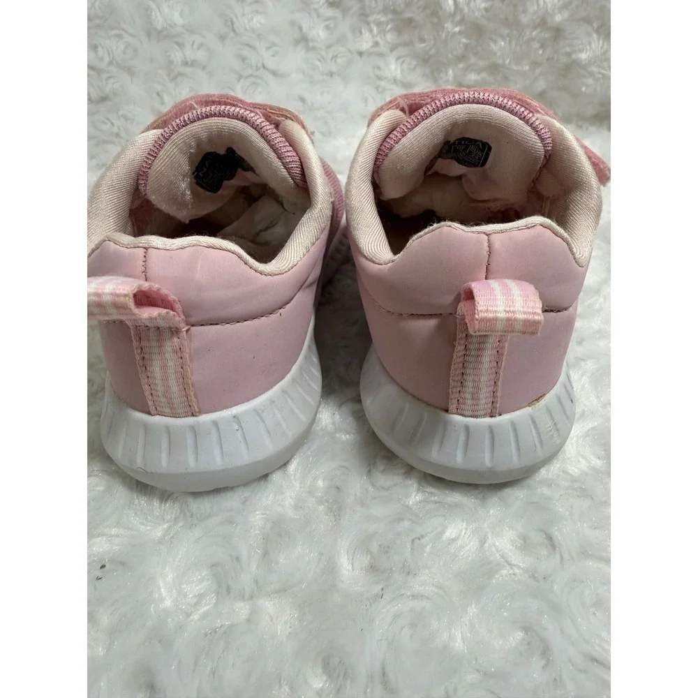 Nautica Towhee Girls‎ Pink Glitter Knit Sneakers Athletic Running Shoes Size 8